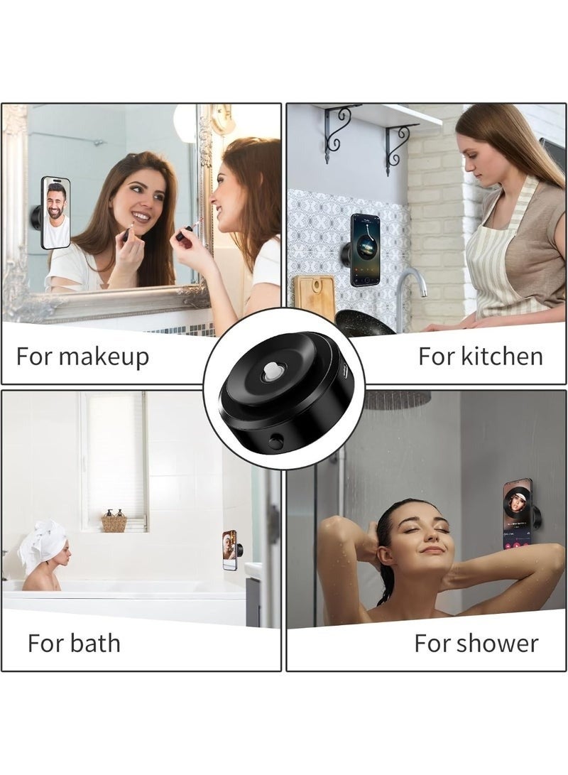 حامل هاتف مغناطيسي مفرغ من الهواء - حامل سيارة قوي قابل للتعديل بزاوية 360 درجة من MagSafe للوحة القيادة والزجاج الأمامي وصالة الألعاب الرياضية والمرآة وجميع الأسطح الملساء - Image 4